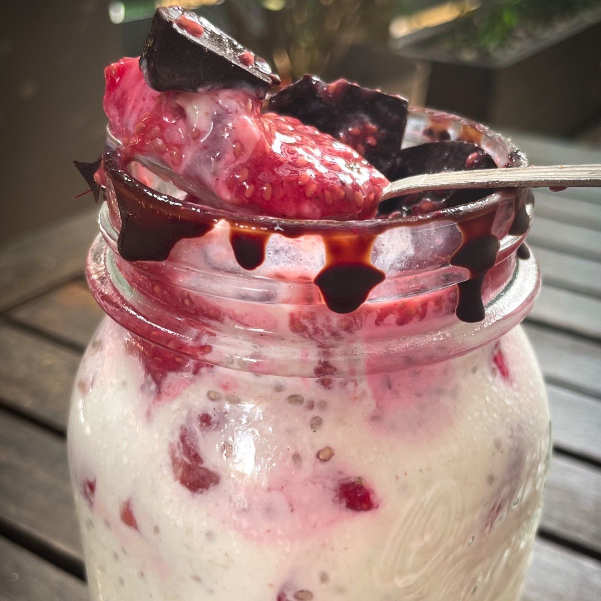 OVERNIGHT PORRIDGE CIOCCOLATO 🍫E FRAGOLE 🍓
