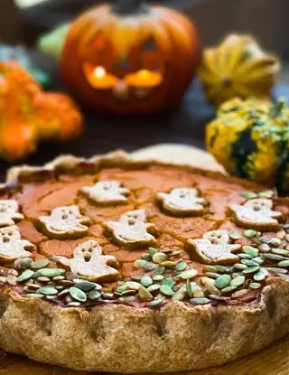 Ricetta 🎃TORTA SALATA DI ZUCCA E CECI PROFUMATA AL ROSMARINO di chiara_healthytales