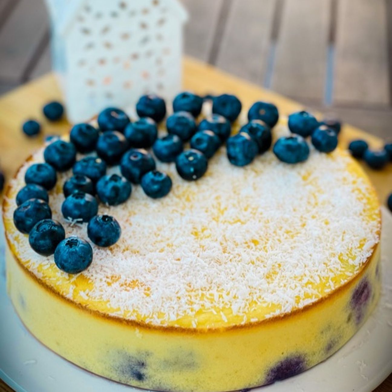 TORTA SOFFICE COCCO E MIRTILLI 🫐 🥥