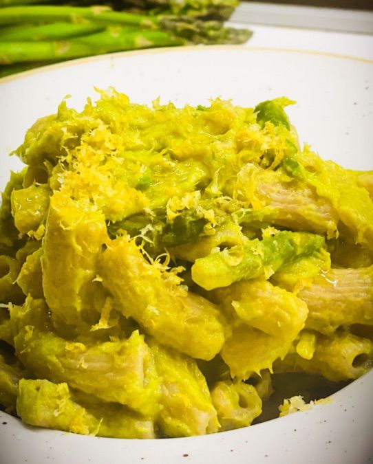 RIGATONI AGLI ASPARAGI PROFUMATI AL 🍋