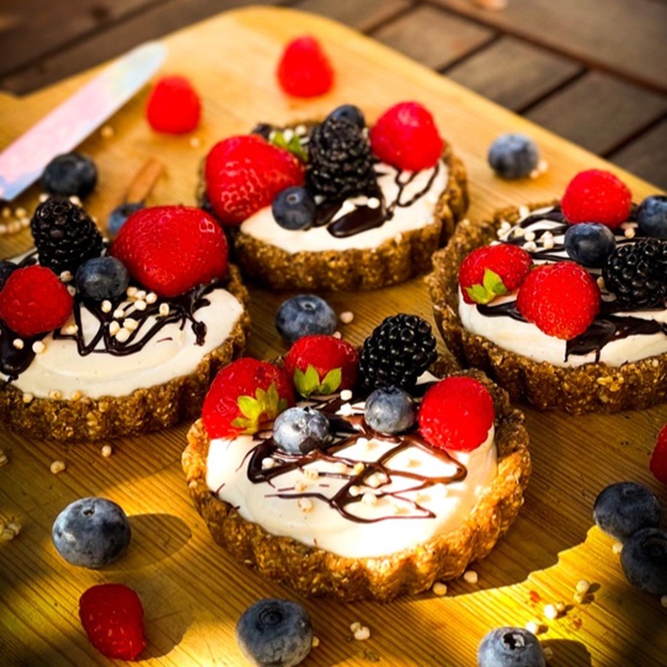 MINI “CHEESECAKE” SENZA CHEESE😜