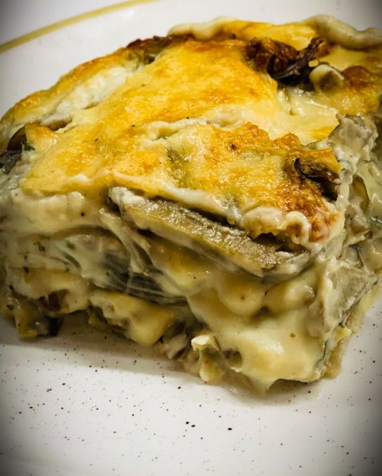 LASAGNE CREMOSISSIME CARCIOFI E TOPINAMBUR 💚