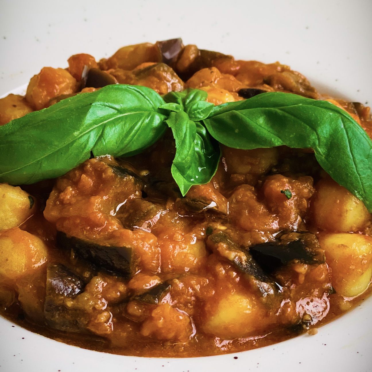 GNOCCHETTI AL RAGÙ DI SOIA E MELANZANE 🍆