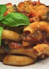 Ricetta RIGATONI ALLE MELANZANE FILANTI