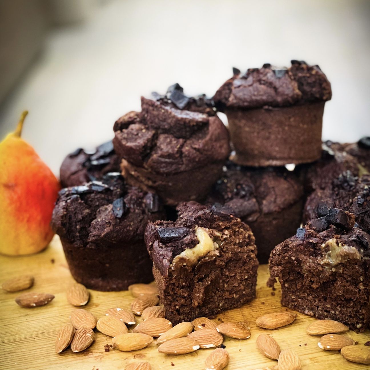 MUFFINS CIOCCOLATO E PERE 🍐