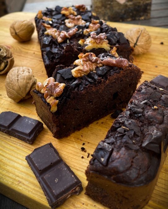 BANANA BREAD AL DOPPIO CIOCCOLATO E NOCI