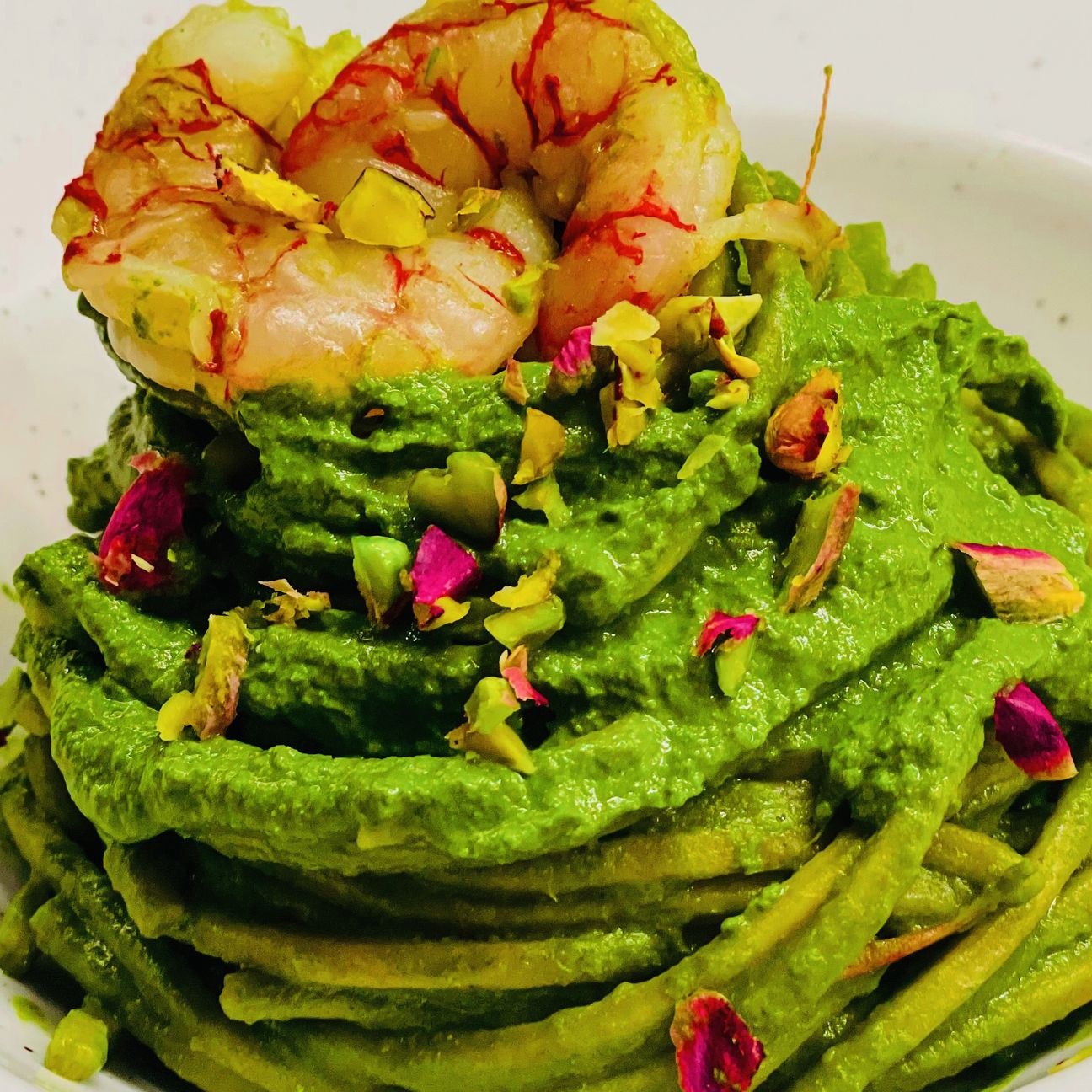 ♥️SPAGHETTI AI GAMBERI ROSSI 🦐E CAVOLO NERO💚