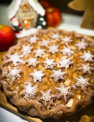 Ricetta 🍏CROSTATA STRUDEL INNEVATA❄️❄️❄️ di chiara_healthytales