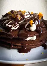 Ricetta PANCAKES AL CIOCCOLATO 🍫 e ARANCIA🍊