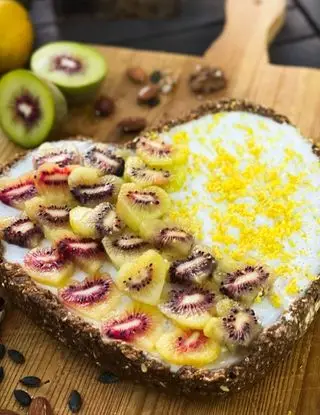 Ricetta CHEESECAKE” COCCO e KIWI🥝 ❤️ di chiara_healthytales