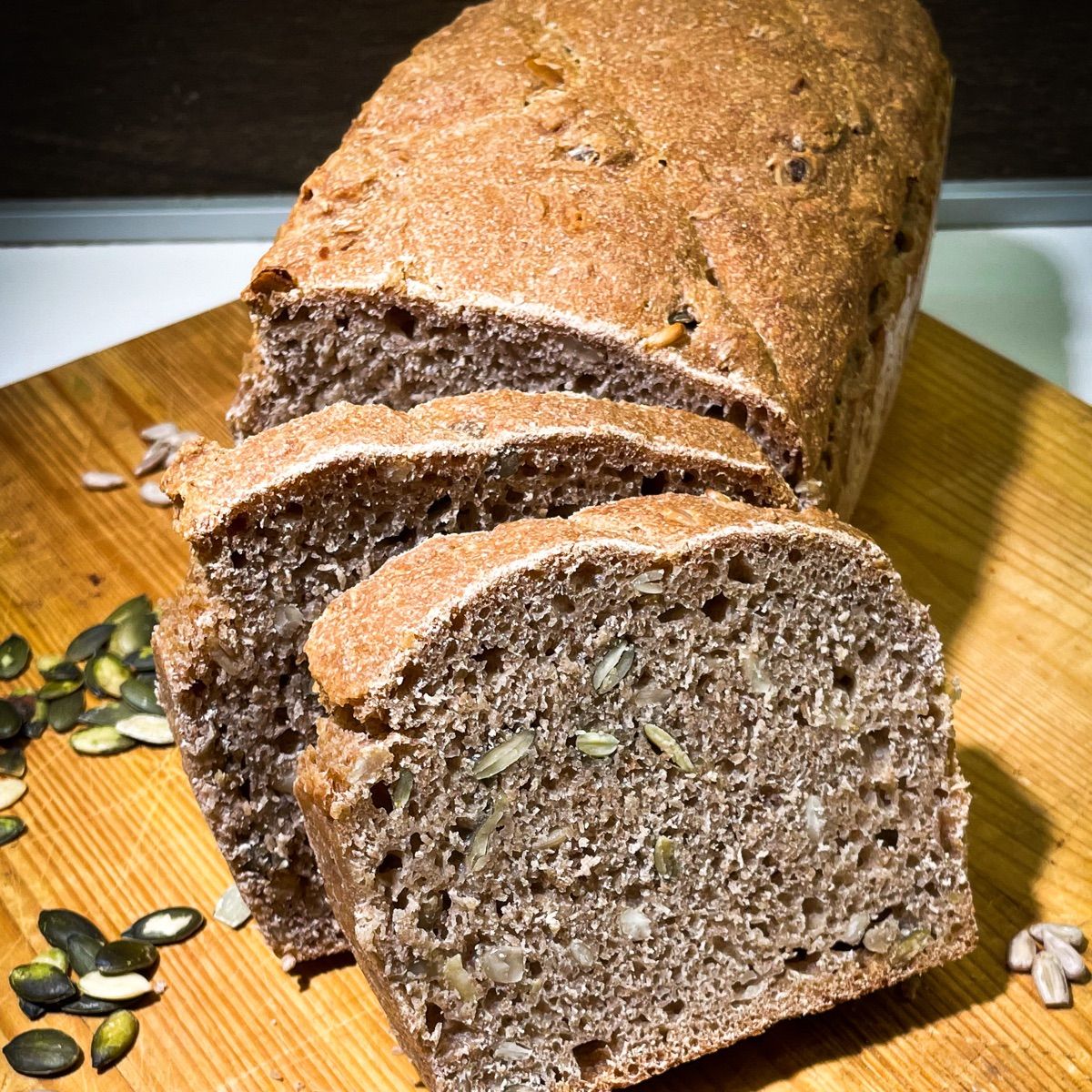 PANE INTEGRALE AL FARRO con lievito madre