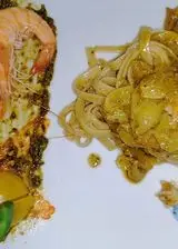 Ricetta Mezzancolle, pesto e Pomodorini gialli