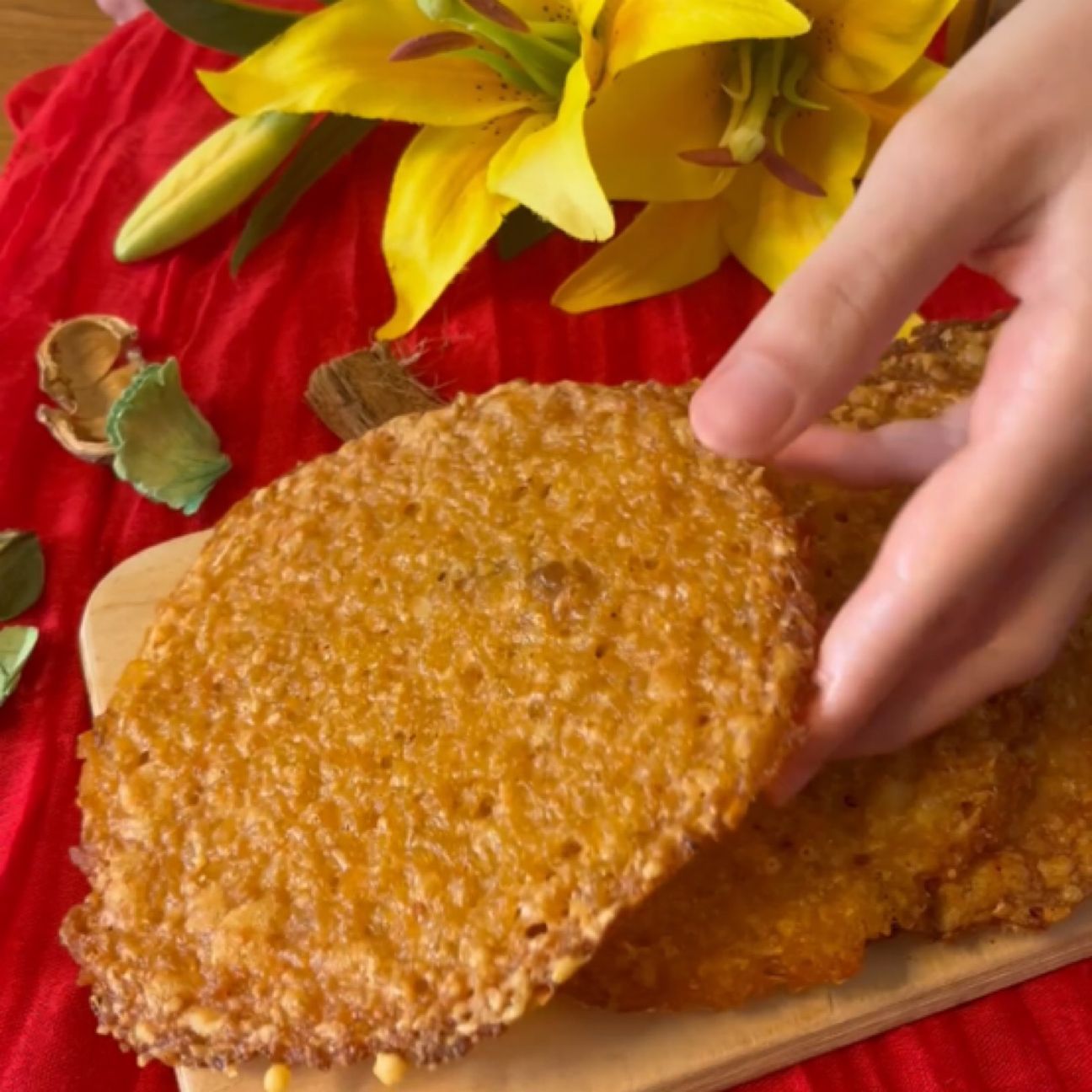 Cialde di risotto e parmigiano al forno