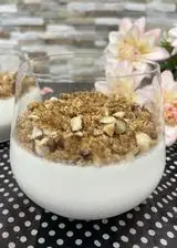 Ricetta Panna cotta light con sciroppo di acero e crumble