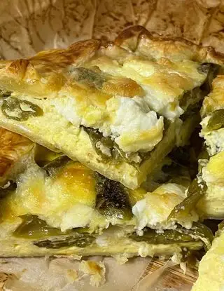 Ricetta Torta salata con friggitelli e mozzarella di bufala. di lia.e.chia