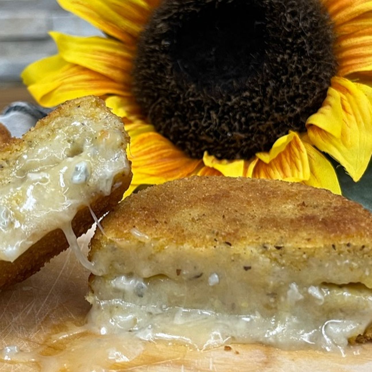 Frittelle di polenta con gorgonzola