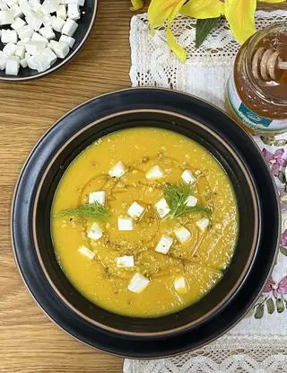 Ricetta Crema di carote, finocchi e curcuma di lia.e.chia