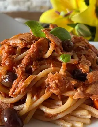 Ricetta Spaghetti al tonno di lia.e.chia