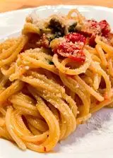 Ricetta Spaghetti con pomodorini e pancetta