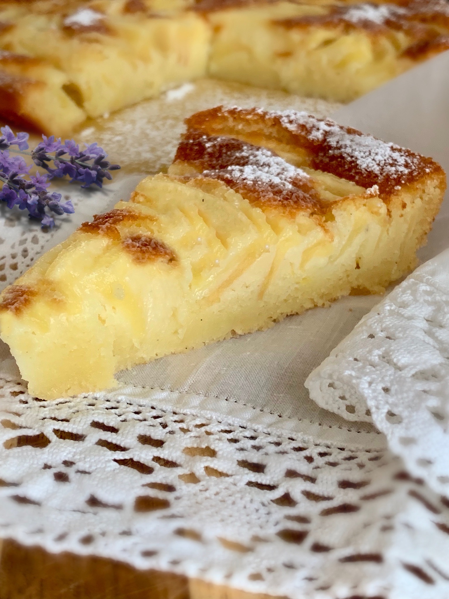 Ciambella di mele cotta sul fornello - Melizie in Cucina