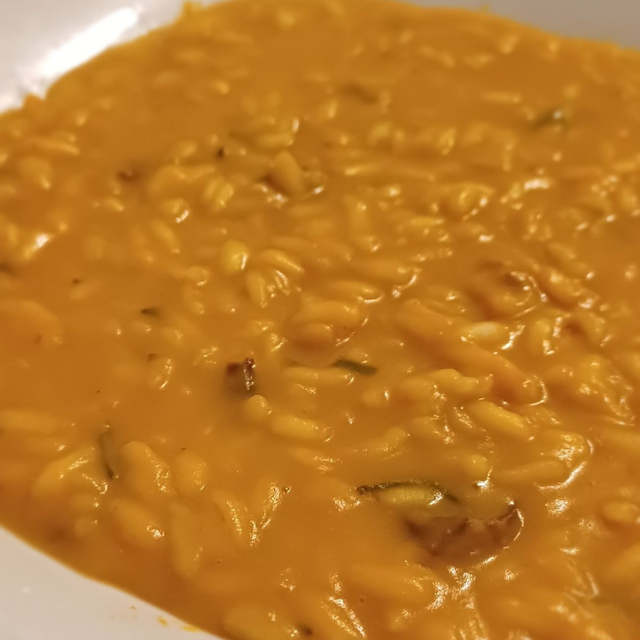 Risotto zucca e porcini