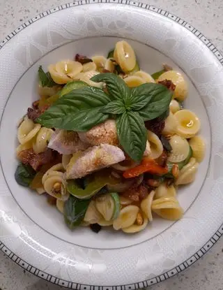 Ricetta Orecchiette con peperoni guanciale e zucchine di vincivanessa59
