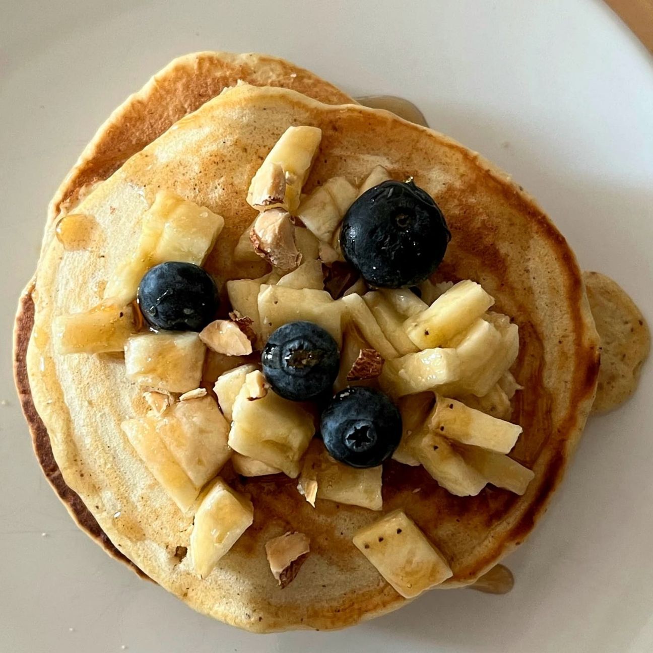 Pancakes al burro d'arachidi
