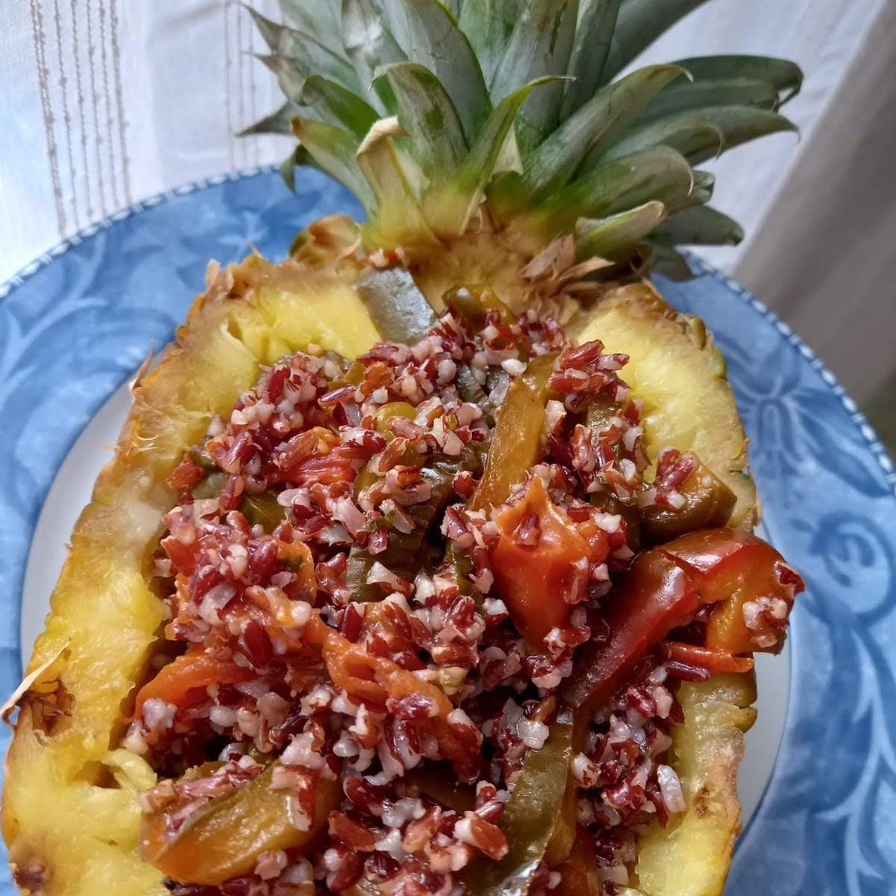 🍍 Ananas e riso nero in agrodolce