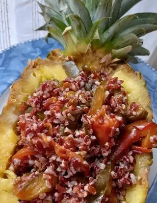 Ricetta 🍍 Ananas e riso nero  in agrodolce di federicagiudice64