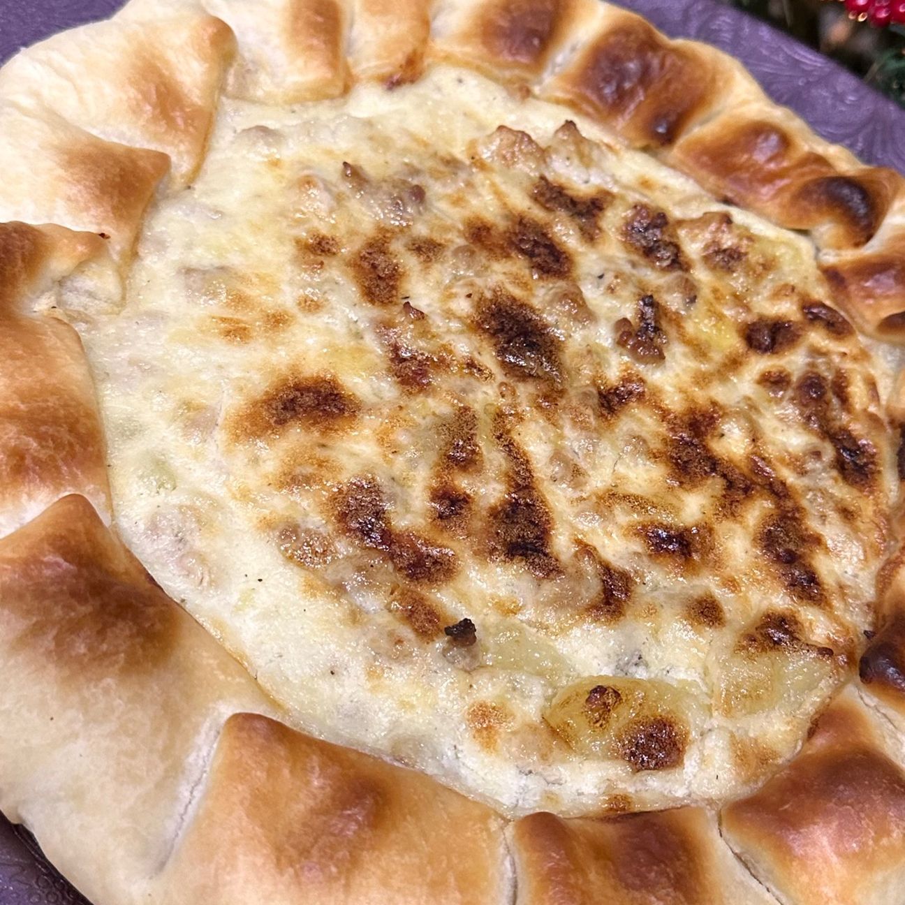 Torta rustica salsiccia e mascarpone