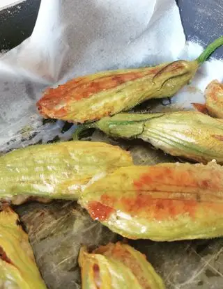 Ricetta Fiori di zucchini ripieni di carne di Angelica88