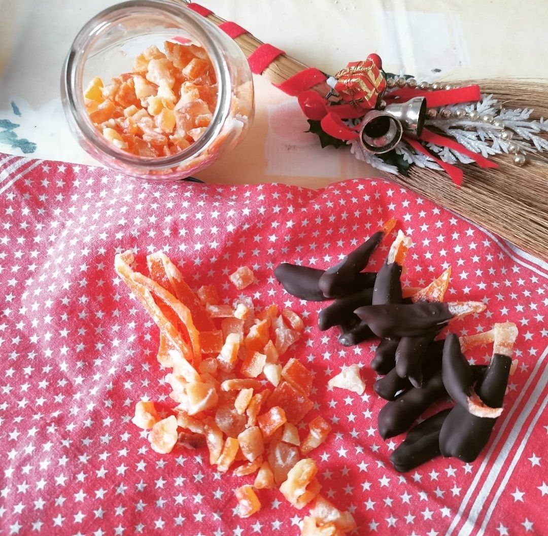 Scorzette di arancia candita