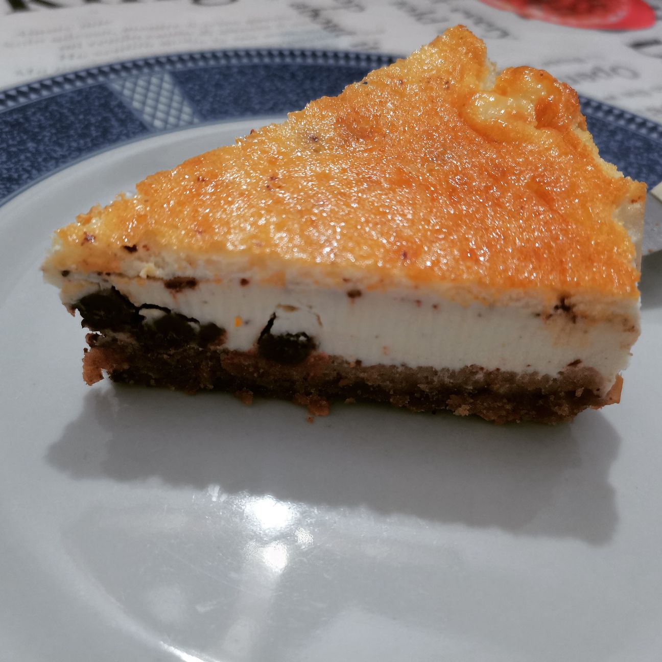Cheesecake fit all'arancia