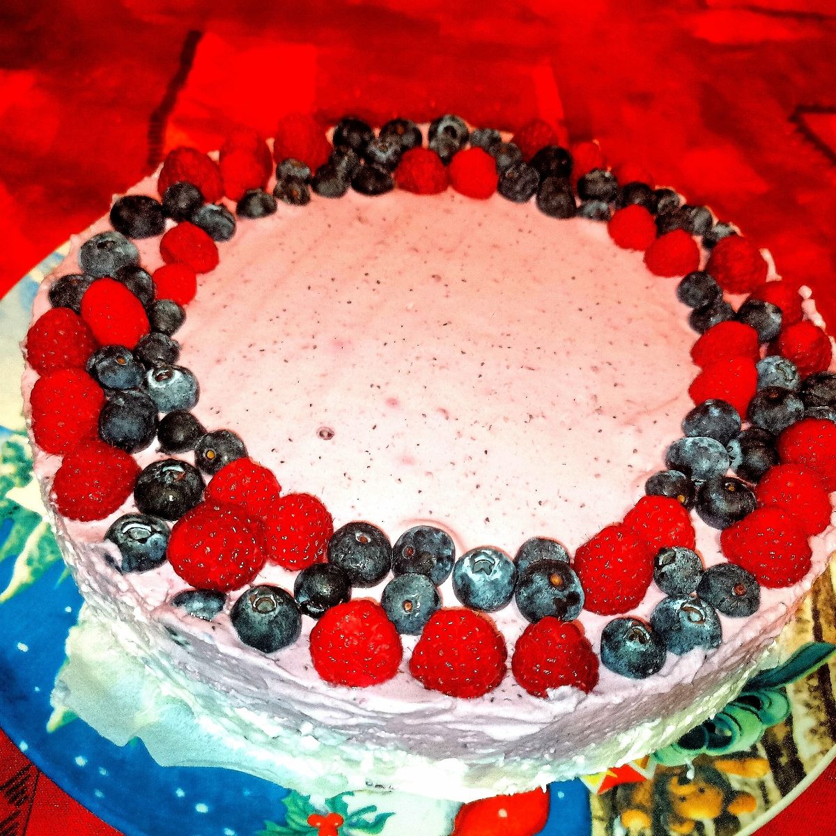 Cheesecake furba vaniglia e mirtilli