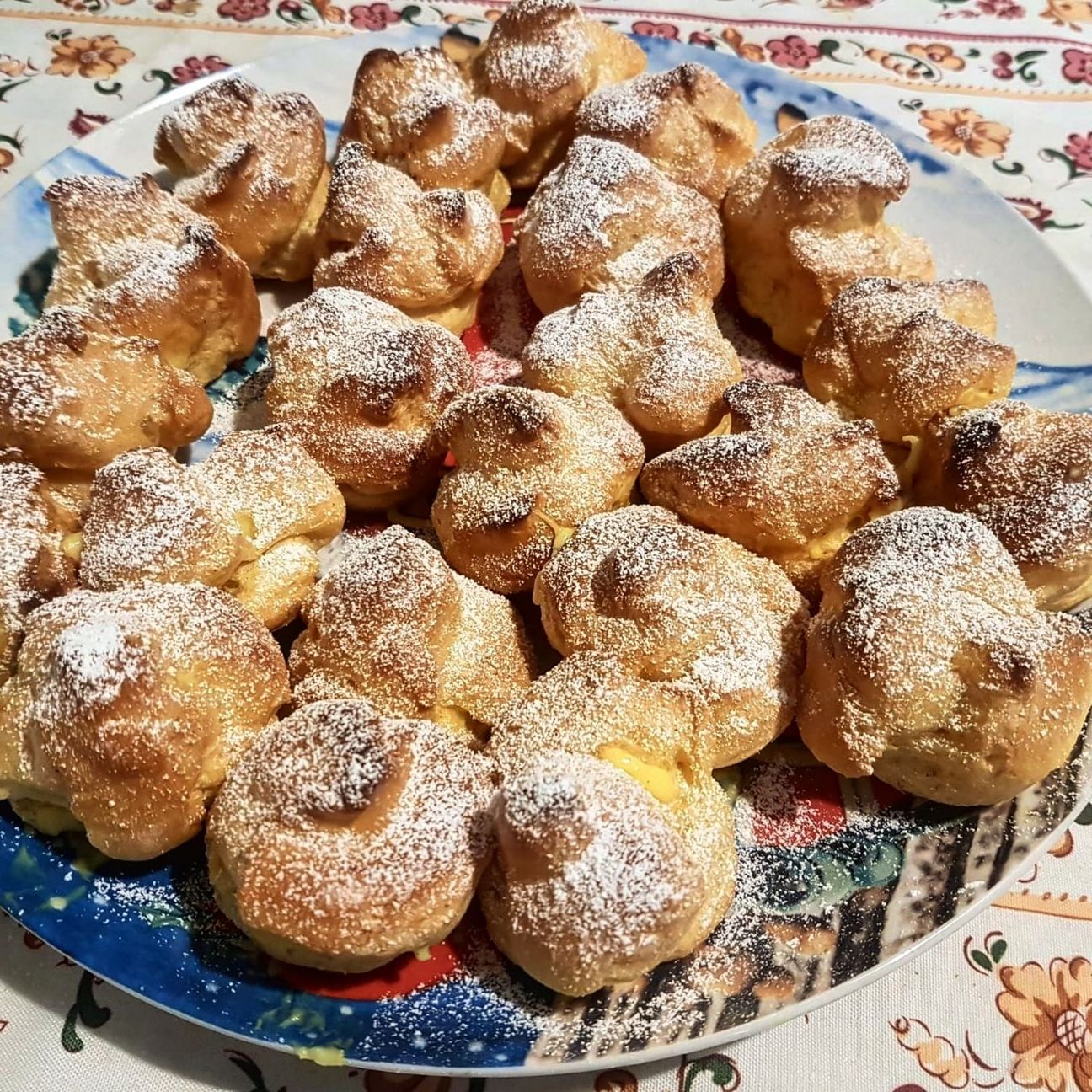 Bignè alla crema veg