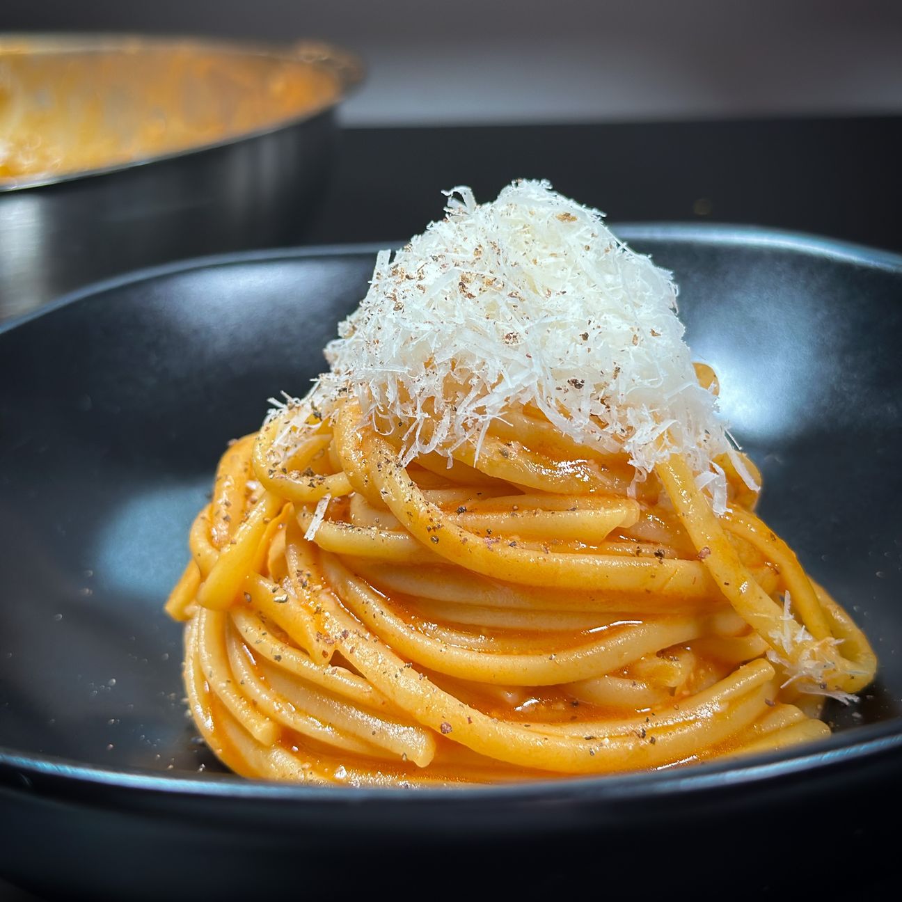 Cacio e pepe rossa