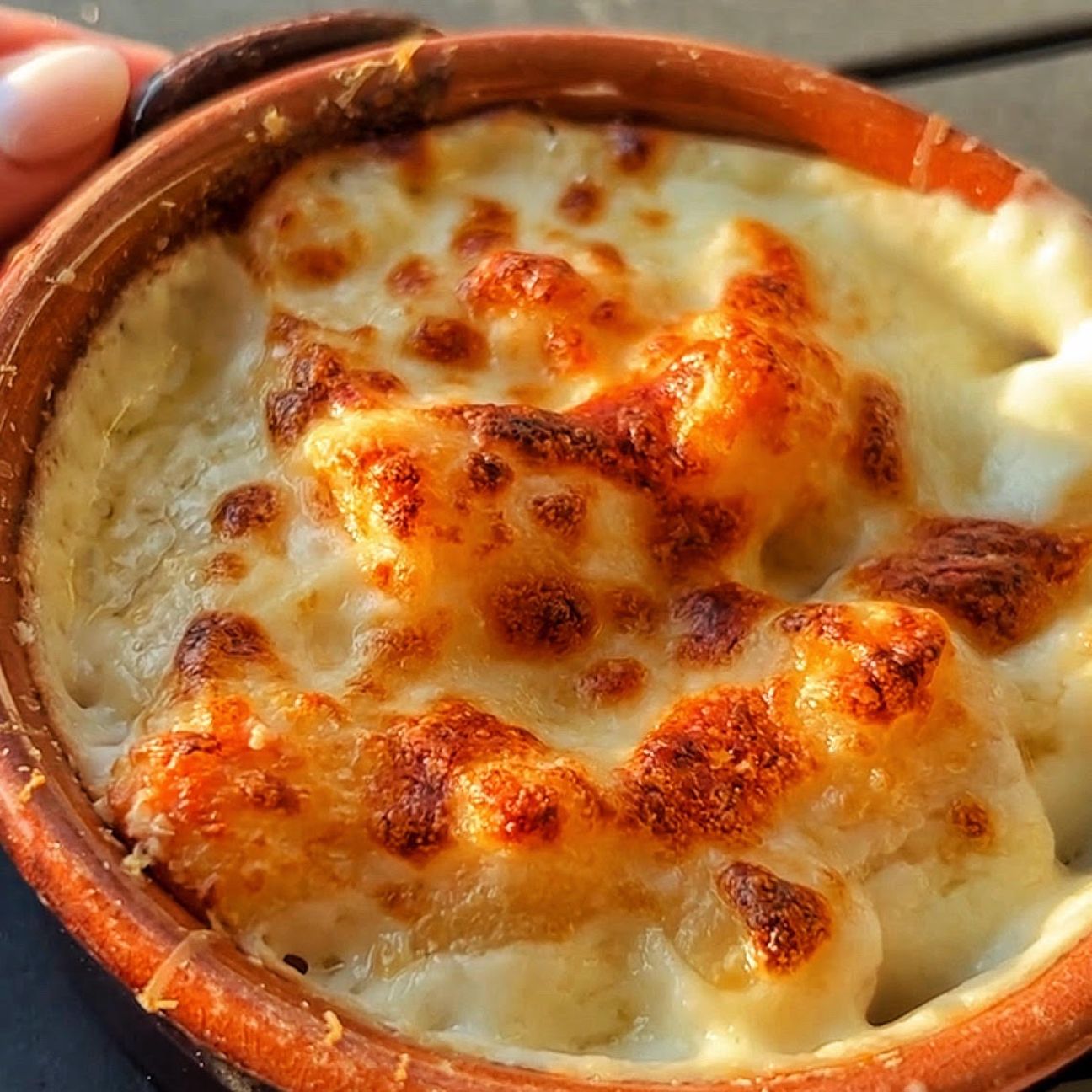 Gnocchi di patate ai quattro formaggi gratinati al forno 😋