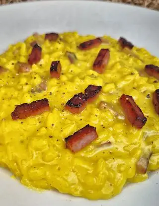 Ricetta Risotto zafferano robiola e speck di michele.rosa90