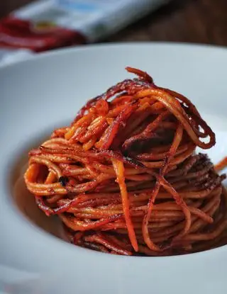 Ricetta Spaghetti all’assassina di ilpugliesechecucina