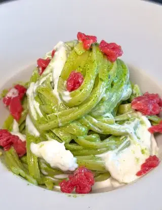 Ricetta Linguine al pesto verde 😋 di jovaebbasta