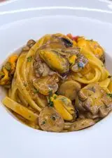 Ricetta Fettucce funghi e cozze