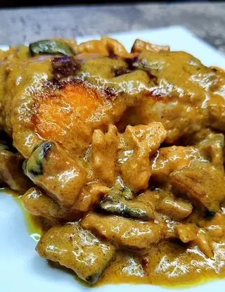 Ricetta Pollo al curry di uomosenzatonno