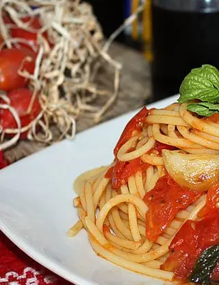 Ricetta Spaghettone alla Don Alfonso. di antichisapori