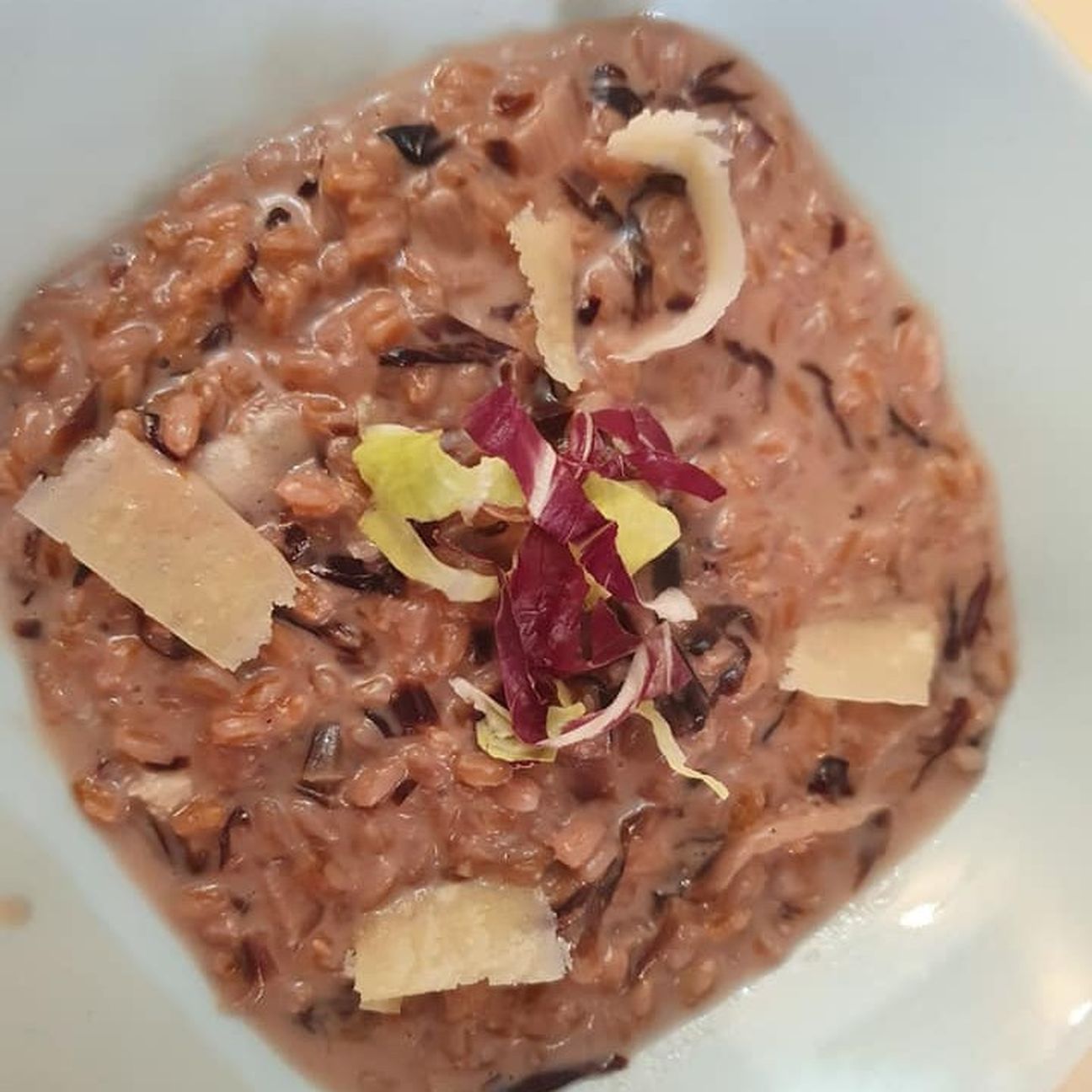 Farrotto radicchio e crescenza