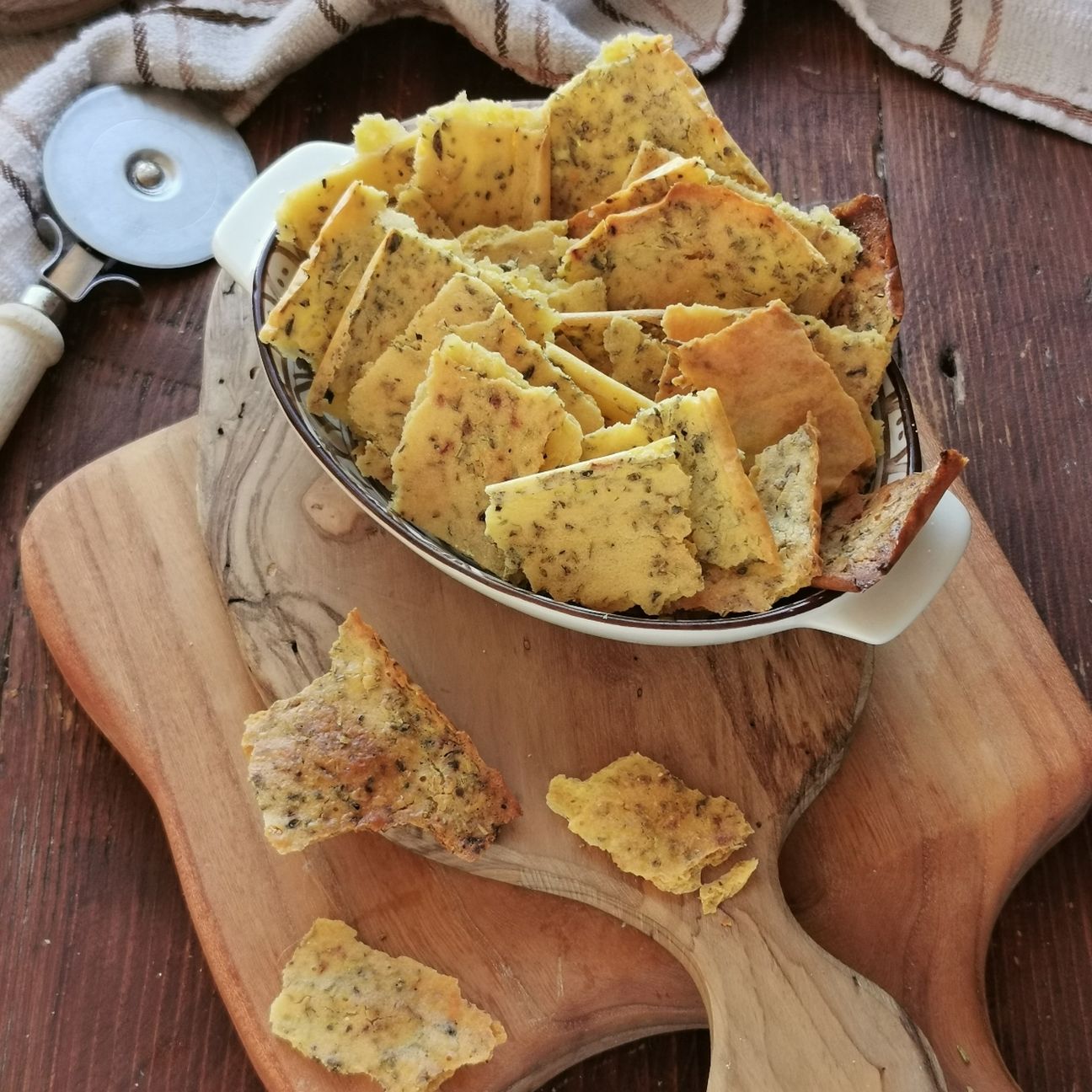 Cips con farina di ceci