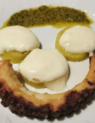 Ricetta Polpo fritto con stracchino,Patate e pesto di gianpanz12