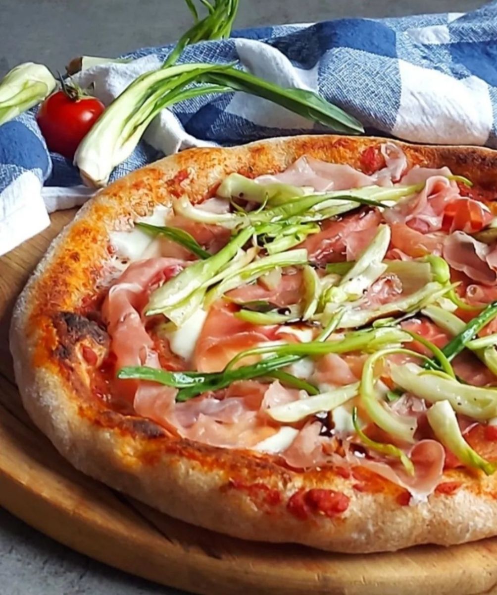 Pizza semiintegrale gourmet