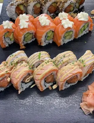 Ricetta Uramaki Flambé e Uramaki Salmon di bled_sushibanshi