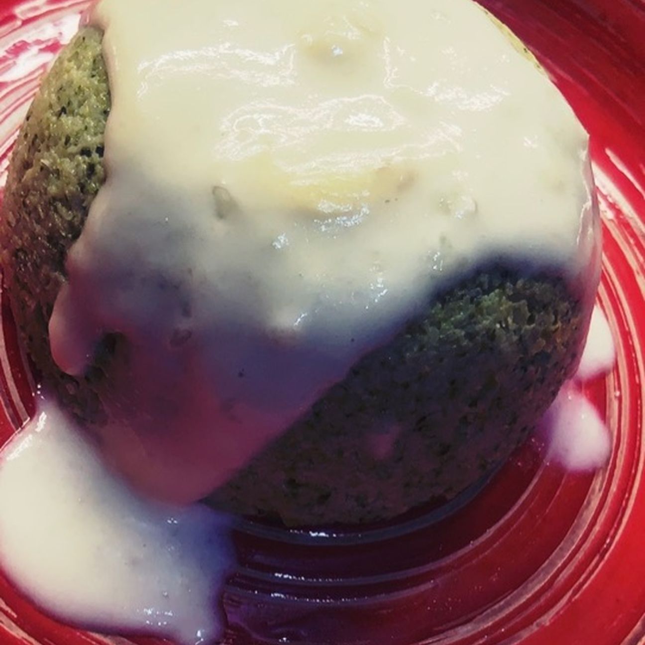 Flan di broccolo con salsa al parmigiano
