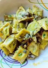 Ricetta RAVIOLI FUNGHI E CARCIOFI